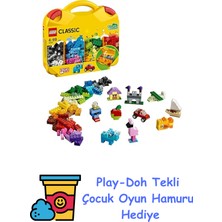 LEGO Classic Yaratıcı Çanta 10713-4 Yaş ve Üzeri Çocuklar Için Yaratıcı Oyuncak Yapım Seti (213 Parça) + Play-Doh Oyun Hamuru