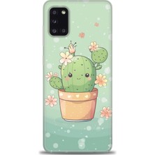 Rulet Samsung Galaxy A31 Hd Baskılı Kılıf + Seramik Tam Kaplayan Ekran Koruyucu 303