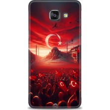 Rulet Samsung Galaxy A5 2016 Hd Baskılı Kılıf + Seramik Tam Kaplayan Ekran Koruyucu 39