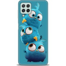 Rulet Samsung Galaxy A22 Hd Baskılı Kılıf + Seramik Tam Kaplayan Ekran Koruyucu 365