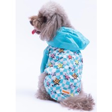 Pawstar Barcelona Nights Yıldız Desenli  Köpek Mont Köpek Yağmurluk Köpek Kıyafeti Köpek Elbisesi