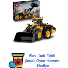 LEGO Technic Volvo L120 Electric Tekerlekli Yükleyici 42209-9 Yaş ve Üzeri Inşaat Tutkunu Çocuklar Için Yaratıcı ve Eğitici Oyuncak Yapım Seti, Doğum Günü Hediyesi (97 + Play-Doh Oyun Hamuru