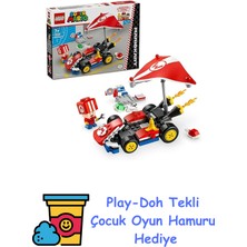 LEGO Super Mario: Mario Kart – Standard Kart 72032, 7 Yaş ve Üzeri Erkek ve Kız Çocukları Için Yaratıcı Oyuncak Yapım Seti, Toad Figürü ve Fazlası, Doğum Günü Hediyesi + Play-Doh Oyun Hamuru