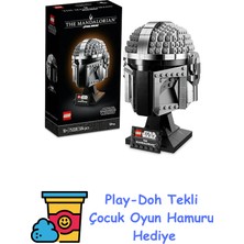 Lego® Star Wars™ Mandalorian™ Kaskı 75328 - Yetişkinler Için Koleksiyonluk Sergileme Modeli Yapım Seti (584 Parça) + Play-Doh Oyun Hamuru