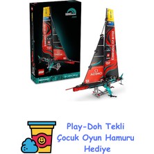 LEGO Technic Emirates Team New Zealand AC75 Yat 42174 - Yetişkinler Için Yelkenli Tekne Modeli Yapım Seti (962 Parça) + Play-Doh Oyun Hamuru