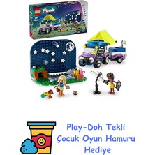 LEGO Friends Yıldız Gözlemleme Kamp Aracı 42603-7 Yaş ve Üzeri Kız ve Erkek Çocuklar Için Nova ve Aliya Mini Bebekleri ile Köpek ve Kirpi Hayvan Figürleri Içeren 4x4 A + Play-Doh Oyun Hamuru