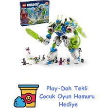 LEGO Dreamzzz Mateo ve Şövalye Z-Blob Savaş Robotu 71485 – 10 Yaş ve Üzeri Kız ve Erkek Çocuklar Için 4 Minifigür Içeren Yaratıcı Oyuncak Yapım Seti, Çocuklar Için Doğ + Play-Doh Oyun Hamuru