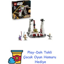LEGO Star Wars V-19 Torrent Starfighter 75432 – 9 Yaş ve Üzeri Erkek ve Kız Çocuklar Için Dönüştürülebilen Kanatlı Uzay Aracı, Blaster ve Pilot Figürlü Model Yapım Set + Play-Doh Oyun Hamuru