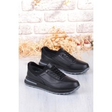 Mehmet Mete 42860 Face Hafif Rahat Lastik Bağcıklı Hakiki Deri Erkek Ayakkabı