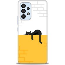 Rulet Samsung Galaxy A73 5g Hd Baskılı Kılıf + Seramik Tam Kaplayan Ekran Koruyucu 79