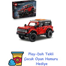 LEGO Technic Ford Bronco Suv 42213 – 9 Yaş ve Üzeri Araç Seven Çocuklar Için Stem Odaklı Model Araba Oyuncak Yapım Seti, Araba Tutkunlarına Yaratıcı Hediye Fikri ve Eğ + Play-Doh Oyun Hamuru