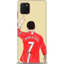 Samsung Galaxy A81 Hd Baskılı Kılıf + Seramik Tam Kaplayan Ekran Koruyucu 3