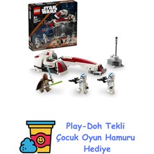 LEGO Star Wars: The Mandalorian Barc Motoru Kaçışı 75378 8 Yaş ve Üzeri Star Wars Sevenler Için Koleksiyonluk Yaratıcı Oyuncak Yapım Seti (221 Parça) + Play-Doh Oyun Hamuru