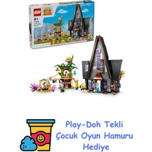 LEGO Despicable Me 4 Minyonlar ve Gru'nun Aile Köşkü 75583 8 Yaş ve Üzeri Çocuklar Için Yaratıcı Oyuncak Model Yapım Seti (868 Parça) + Play-Doh Oyun Hamuru