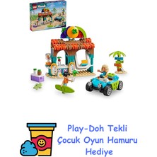 LEGO Friends Meyveli Içecek Plaj Standı 42625-6 Yaş ve Üzeri Çocuklar Için Kaplumbağa Figürü Içeren Yaratıcı Oyuncak Yapım Seti (213 Parça) + Play-Doh Oyun Hamuru