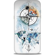 Rulet Samsung Galaxy A7 2017 Hd Baskılı Kılıf + Seramik Tam Kaplayan Ekran Koruyucu 82