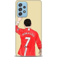 Samsung Galaxy A52 Hd Baskılı Kılıf + Seramik Tam Kaplayan Ekran Koruyucu 3