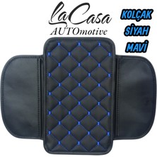 Lacasa Automotive Lüks Deri Araba Oto Kolçak,kolçak Kol Dayama, Süngerli Kapitoneli Baklava Desen