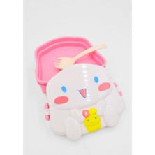 Cinnamoroll Okul Beslenme Kabı Kutu Çatal Kaşık