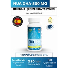 Nua Dha 500 Omega-3 Içeren Gıda Takviyesi - 30 Kapsül