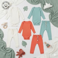 3lü Premium Set %100PAMUK0-3 Ay/24-36 Ay (3 Yaş)Arası Zıbın Çıtçıtlı Body ve Pantolontakımı Unisexkız Erkek Bebek Veçocuk
