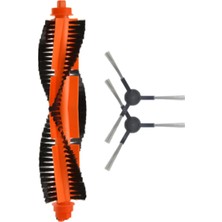 robotyedek Xiaomi Mop Pro STYJ02YM (Siyah) Uyumlu Yedek Ana Fırça ve Yan Fırça-3 Parça