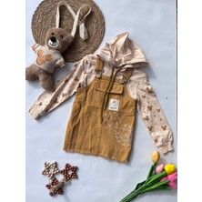 Yuniks Kids Kız Çoçuk Salopet Takm
