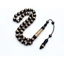 Tesbih Pasajı Yuvarlak Model Bronz Sarma Kuka Ağacı Tesbih