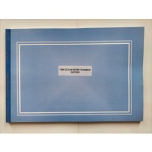 Kültür Matbaası Yenidoğan İşitme Taraması Defteri Büyük Tip