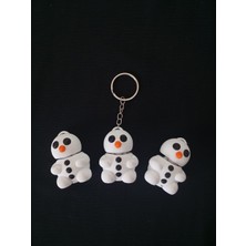 Mini Kardan Adam Anahtarlık 5'li Paket