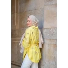 Kulvar Trend 1963 Taş Işlemeli Kuşaklı Aerobin Kimono