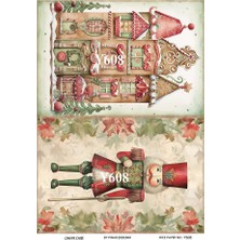 Lineart Y608 Yeniyıl, Fındıkkıran, Kurşun Asker Temalı Pirinç Dekopaj 30X42