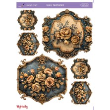 Çiçek, Çerçeve, Çoklu Desen Sulu Transfer LNT-284 25X35