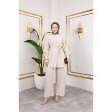 Kulvar Trend 6034 Bağıcıklı Pantolonlu Aerobin Takım