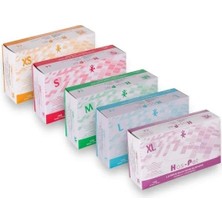 Haspet Feyza Yapı Has-Pet Pudralı Beyaz Lateks Muayene Eldiveni