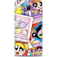 Rulet Samsung Galaxy J7 2016 Hd Baskılı Kılıf + Seramik Tam Kaplayan Ekran Koruyucu 122