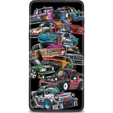 Samsung Galaxy C9 Pro Hd Baskılı Kılıf + Seramik Tam Kaplayan Ekran Koruyucu 481