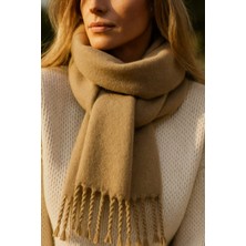 La Florine Puffy Yumuşak Dokulu Soft Atkı Omuz Şalı