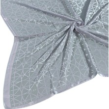 Mim Eşarp ve Şal Mısırlı Eşarpları Devore Geometrik Desenli Eşarp