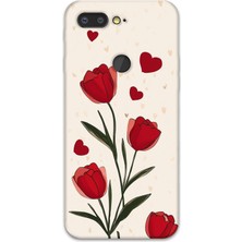 Gramaphone Gm 9 Pro Uyumlu Çiçek Desenli Telefon Kılıfı + Ekran Koruyucu - 5789