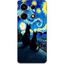 Gramaphone Infinix Note 30 Vıp Uyumlu Kedi Desenli Telefon Kılıfı + Ekran Koruyucu - 5782