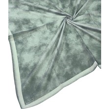Mim Eşarp ve Şal Ebruli Soft Pamuklu Desenli Eşarp - 95X95 cm