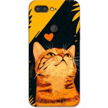 Gramaphone Gm 9 Pro Uyumlu Kedi Desenli Telefon Kılıfı + Ekran Koruyucu - 5783