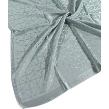 Mim Eşarp ve Şal Mısırlı Eşarpları Devore Geometrik Desenli Eşarp