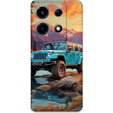 Gramaphone Infinix Note 30 Vıp Uyumlu Araba Desenli Telefon Kılıfı + Ekran Koruyucu - 5758