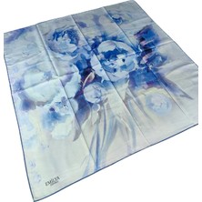 Mim Eşarp ve Şal Emilya Rayon Çiçek Desenli Eşarp 90X90 cm