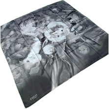 Mim Eşarp ve Şal Emilya Rayon Çiçek Desenli Eşarp 90X90 cm