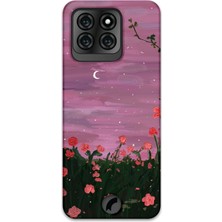 Gramaphone Reeder S71 Uyumlu Çiçek Desenli Telefon Kılıfı + Ekran Koruyucu - 5793