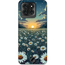 Gramaphone Reeder S71 Uyumlu Çiçek Desenli Telefon Kılıfı + Ekran Koruyucu - 5792