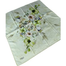 Mim Eşarp ve Şal Emilya Rayon Çiçek Desenli Şal Eşarp 90X90 cm